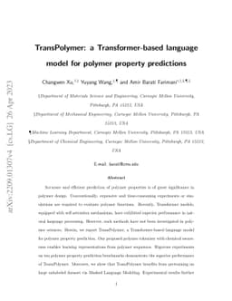 TransPolymer: a Transformer-based language model for polymer property
  predictions