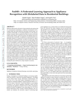 FedAR+: A Federated Learning Approach to Appliance Recognition with
  Mislabeled Data in Residential Buildings