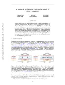 A Review of Sparse Expert Models in Deep Learning