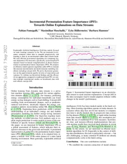 Incremental Permutation Feature Importance (iPFI): Towards Online
  Explanations on Data Streams