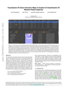 Visualization Of Class Activation Maps To Explain AI Classification Of
  Network Packet Captures