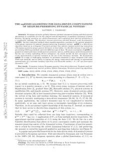 The mpEDMD Algorithm for Data-Driven Computations of Measure-Preserving
  Dynamical Systems