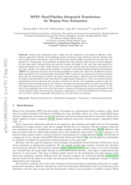 DPIT: Dual-Pipeline Integrated Transformer for Human Pose Estimation
