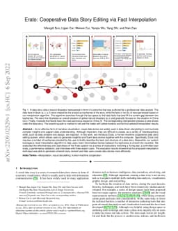Erato: Cooperative Data Story Editing via Fact Interpolation