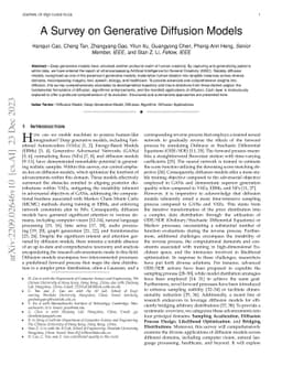 A Survey on Generative Diffusion Model