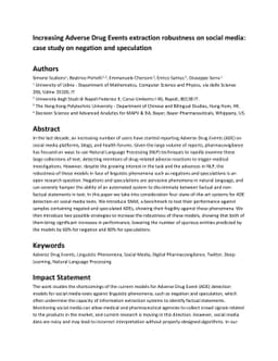 Increasing Adverse Drug Events extraction robustness on social media:
  case study on negation and speculation
