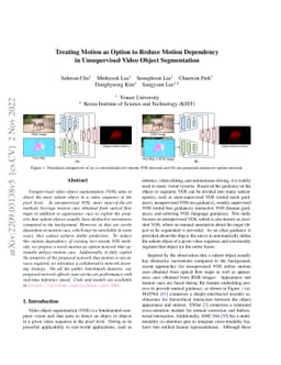 Treating Motion as Option to Reduce Motion Dependency in Unsupervised
  Video Object Segmentation