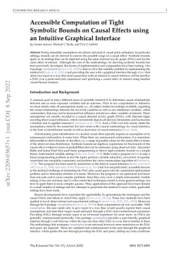 Accessible Computation of Tight Symbolic Bounds on Causal Effects using
  an Intuitive Graphical Interface