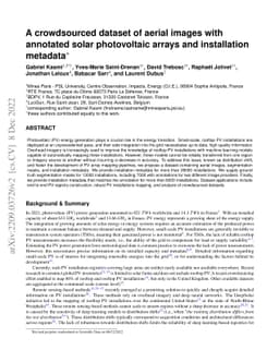 A crowdsourced dataset of aerial images with annotated solar
  photovoltaic arrays and installation metadata