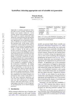 SynSciPass: detecting appropriate uses of scientific text generation