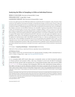 Analyzing the Effect of Sampling in GNNs on Individual Fairness