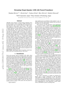 Streaming Target-Speaker ASR with Neural Transducer