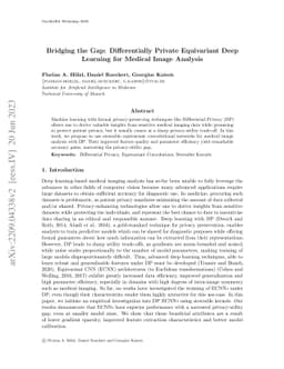 Bridging the Gap: Differentially Private Equivariant Deep Learning for
  Medical Image Analysis