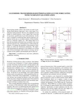 Gluformer: Transformer-Based Personalized Glucose Forecasting with
  Uncertainty Quantification