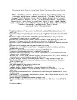 Ontologizing Health Systems Data at Scale: Making Translational
  Discovery a Reality
