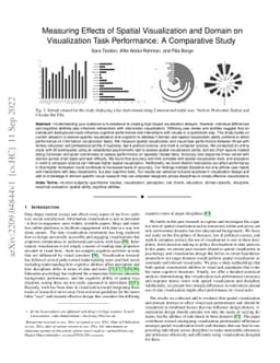 Measuring Effects of Spatial Visualization and Domain on Visualization
  Task Performance: A Comparative Study