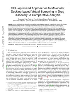 GPU-optimized Approaches to Molecular Docking-based Virtual Screening in
  Drug Discovery: A Comparative Analysis