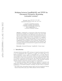Bridging between LegalRuleML and TPTP for Automated Normative Reasoning
  (extended version)