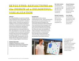 SkyGlyphs: Reflections on the Design of a Delightful Visualization