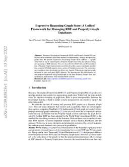 Expressive Reasoning Graph Store: A Unified Framework for Managing RDF
  and Property Graph Databases