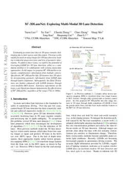 M$^2$-3DLaneNet: Exploring Multi-Modal 3D Lane Detection