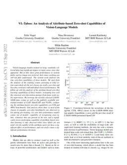 VL-Taboo: An Analysis of Attribute-based Zero-shot Capabilities of
  Vision-Language Models