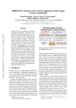 PANCETTA: Phoneme Aware Neural Completion to Elicit Tongue Twisters
  Automatically