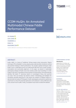 CCOM-HuQin: an Annotated Multimodal Chinese Fiddle Performance Dataset