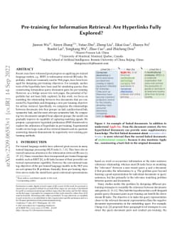 Pre-training for Information Retrieval: Are Hyperlinks Fully Explored?
