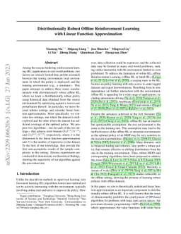 Distributionally Robust Offline Reinforcement Learning with Linear
  Function Approximation
