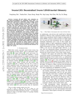 Swarm-LIO: Decentralized Swarm LiDAR-inertial Odometry