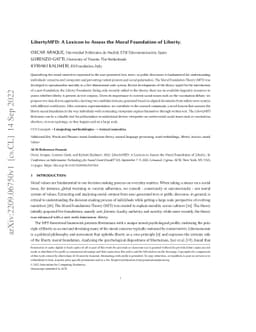 LibertyMFD: A Lexicon to Assess the Moral Foundation of Liberty