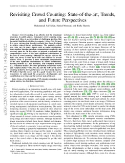 Revisiting Crowd Counting: State-of-the-art, Trends, and Future
  Perspectives