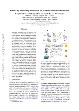 Rethinking Round-Trip Translation for Machine Translation Evaluation
