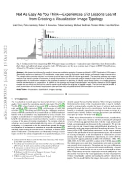 Not As Easy As You Think -- Experiences and Lessons Learnt from Trying
  to Create a Bottom-Up Visualization Image Typology