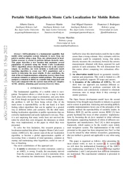 Portable Multi-Hypothesis Monte Carlo Localization for Mobile Robots