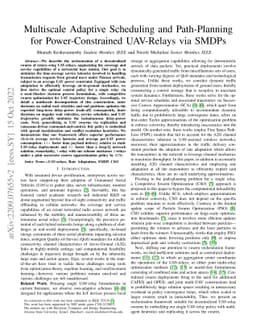 Multiscale Adaptive Scheduling and Path-Planning for Power-Constrained
  UAV-Relays via SMDPs