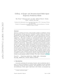 GATraj: A Graph- and Attention-based Multi-Agent Trajectory Prediction
  Model