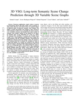 3D VSG: Long-term Semantic Scene Change Prediction through 3D Variable
  Scene Graphs