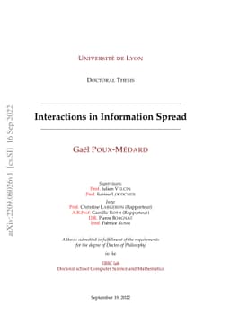 Interactions in Information Spread