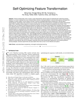 Self-Optimizing Feature Transformation