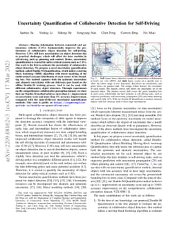Uncertainty Quantification of Collaborative Detection for Self-Driving
