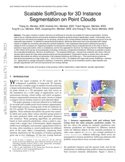 Scalable SoftGroup for 3D Instance Segmentation on Point Clouds