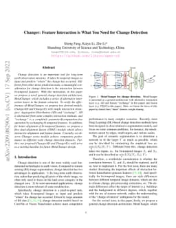 Changer: Feature Interaction is What You Need for Change Detection