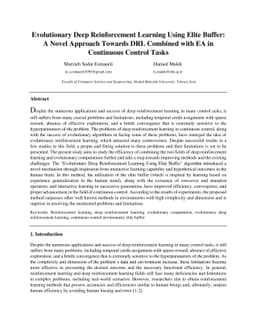 Evolutionary Deep Reinforcement Learning Using Elite Buffer: A Novel
  Approach Towards DRL Combined with EA in Continuous Control Tasks