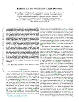 Fairness in Face Presentation Attack Detection