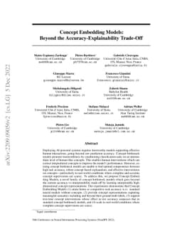 Concept Embedding Models: Beyond the Accuracy-Explainability Trade-Off
