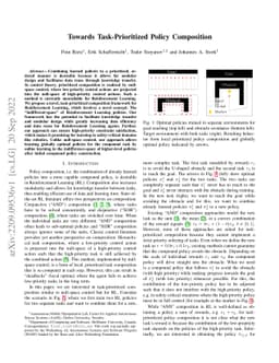 Towards Task-Prioritized Policy Composition