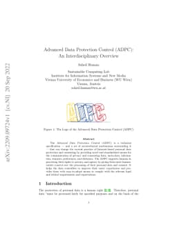Advanced Data Protection Control (ADPC): An Interdisciplinary Overview