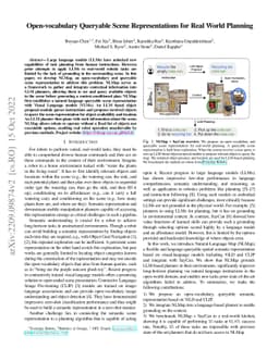 Open-vocabulary Queryable Scene Representations for Real World Planning